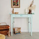 Farm table - Pastel blue dressing table