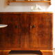 Art Deco walnut burl sideboard