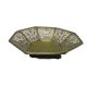 Bol décoratif Art Nouveau, laiton, Allemagne, années 1970