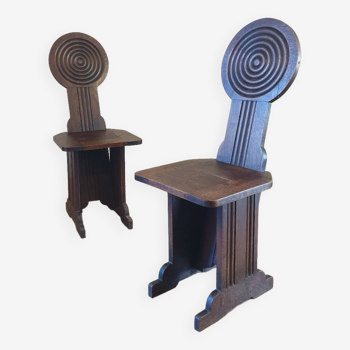 Pair of rare chairs