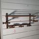 Napoleon III style bamboo wood coat rack