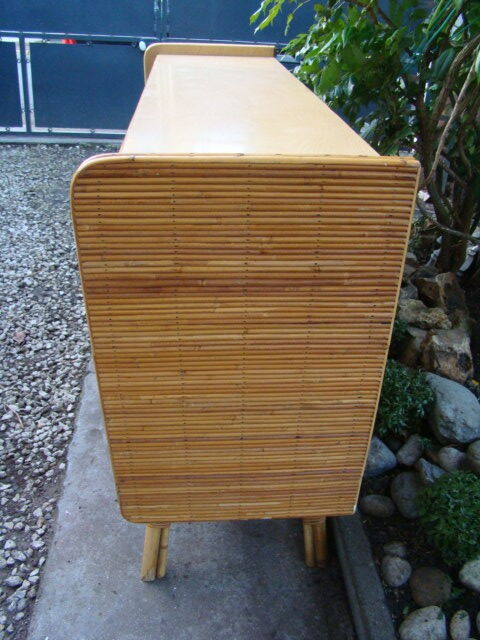 Rattan/vintage wicker sideboard 50/60