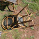 Set of 6 chairs Bistro terrace type Paris in rattan & braiding