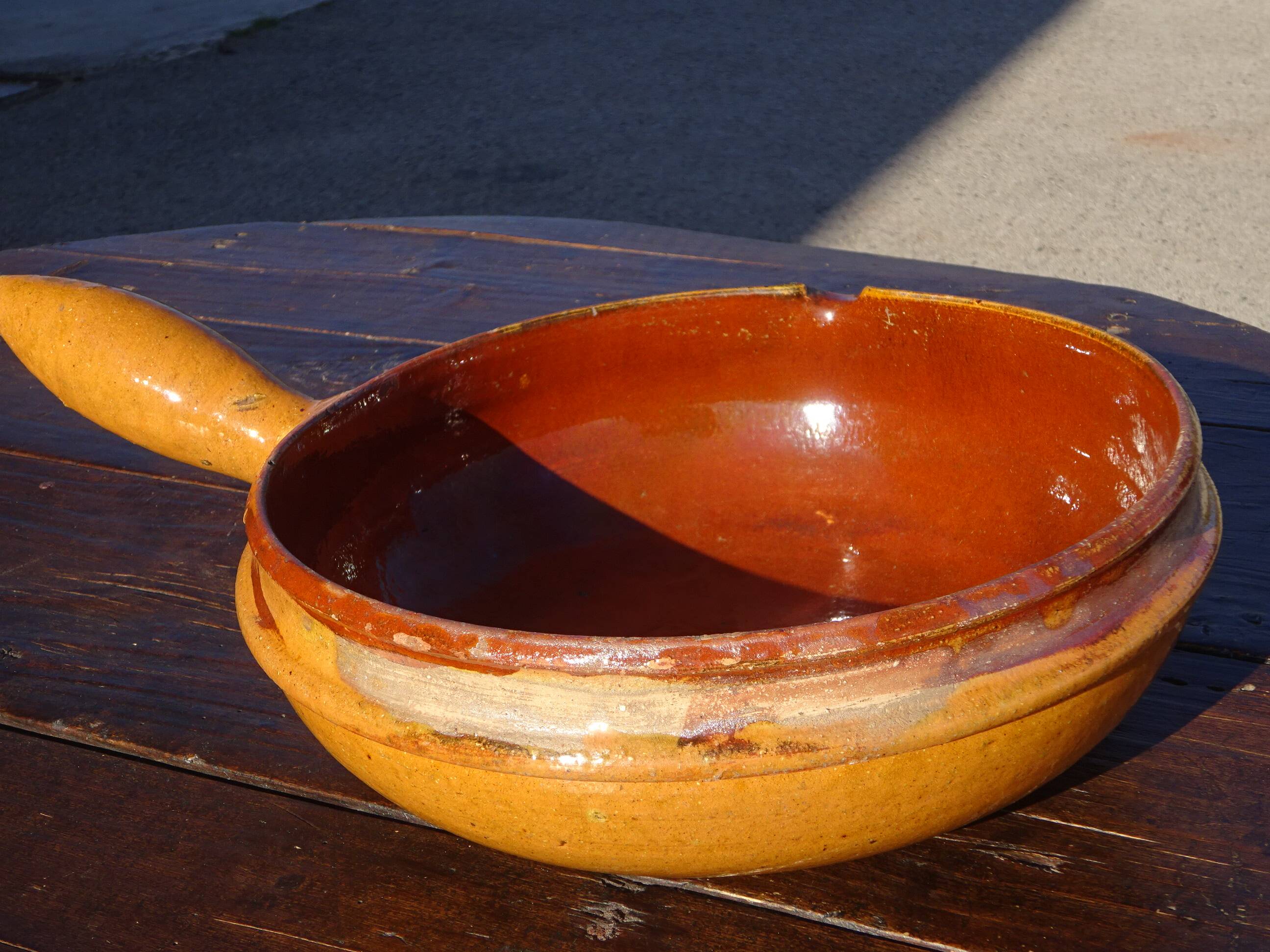 Vallauris terracotta dish
