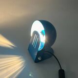 Harveiluce 'Panda' 70s Blue Desk Lamp Ambrogio Pozzi Design