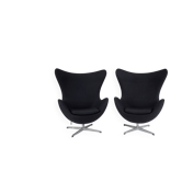 2 egg chairs lounge chair