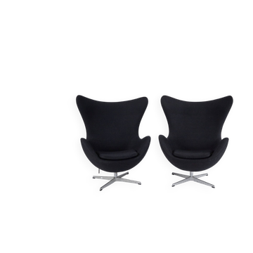 2 fauteuils egg longe chair