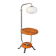 Une lampe sur pied avec une table d'appoint, années 1940.