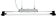 Industrial Grey Tube Light from Elektrosvit, 1970s