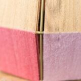 Table lamp woven in cotton thread
