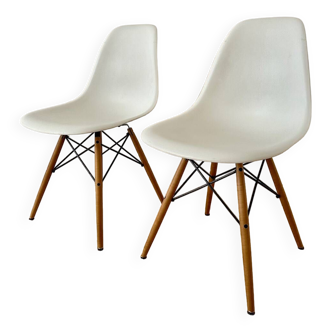 Lot chaises Chaise Eames DSW par Charles et Ray Eames