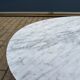 Table basse ovale originale Knoll Tulip Eero Saarinen Carrara