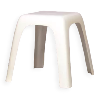 Stool model "Small" white by Achille Castiglioni, Valenti edition