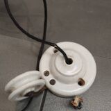 Opaline and porcelain up and down suspension