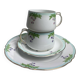 Set of 2 antique porcelain chocolate services.