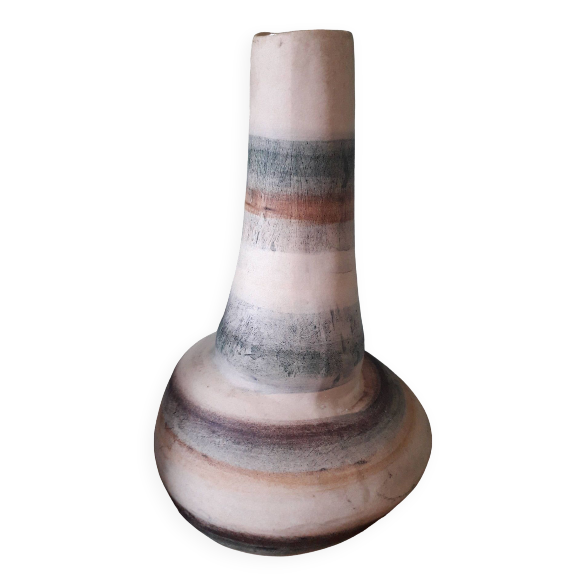 Very original vintage art brut vase