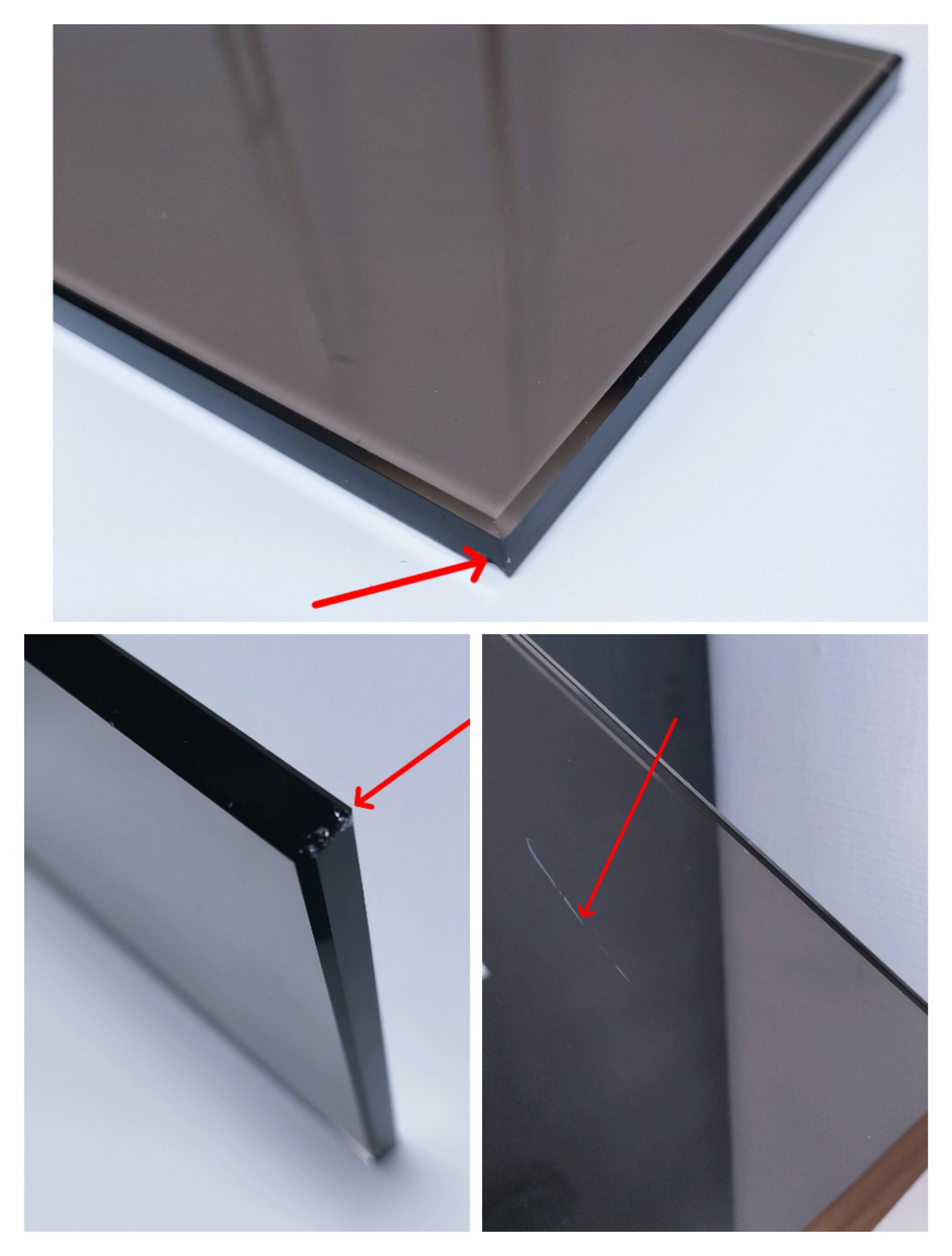 Wall shelf silver patina bronze glass early 20th century