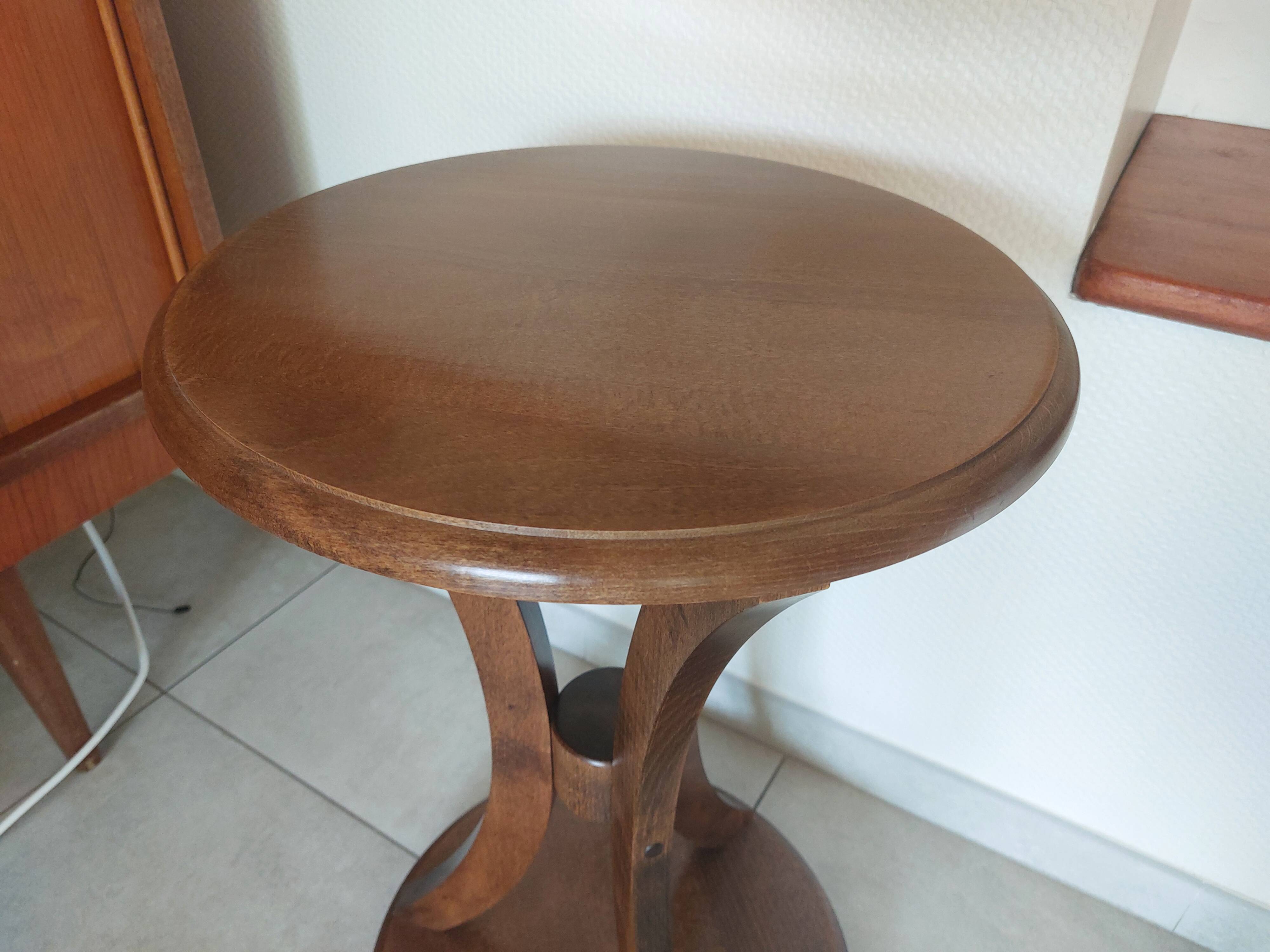 small round side table, end table