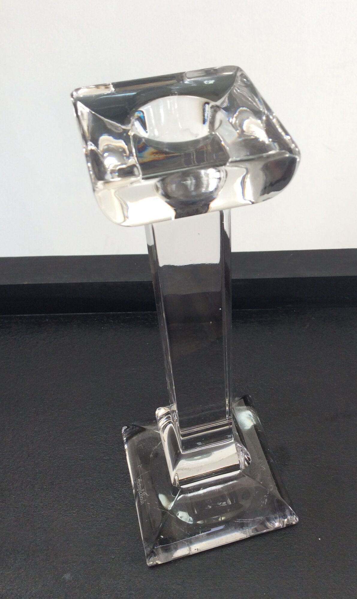 Villeroy &Boch crystal torch candle holder