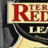 VINTAGE PLAQUE ENAMELED PUBLICITAIRE REDSKIN authorized distributor 30.7 x 26 cm