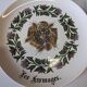 6 cheese plates in earthenware from Gien in good condition.