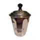 Coffee pot in chromed copper trademark