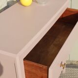 Small old chest drawers pink powder