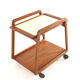 Sika mobler trolley 'Knebel' with reversible top - danisg design in teak