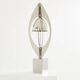 Jacques Charles Ogive Lamp for Maison Charles nickel-plated metal 1965