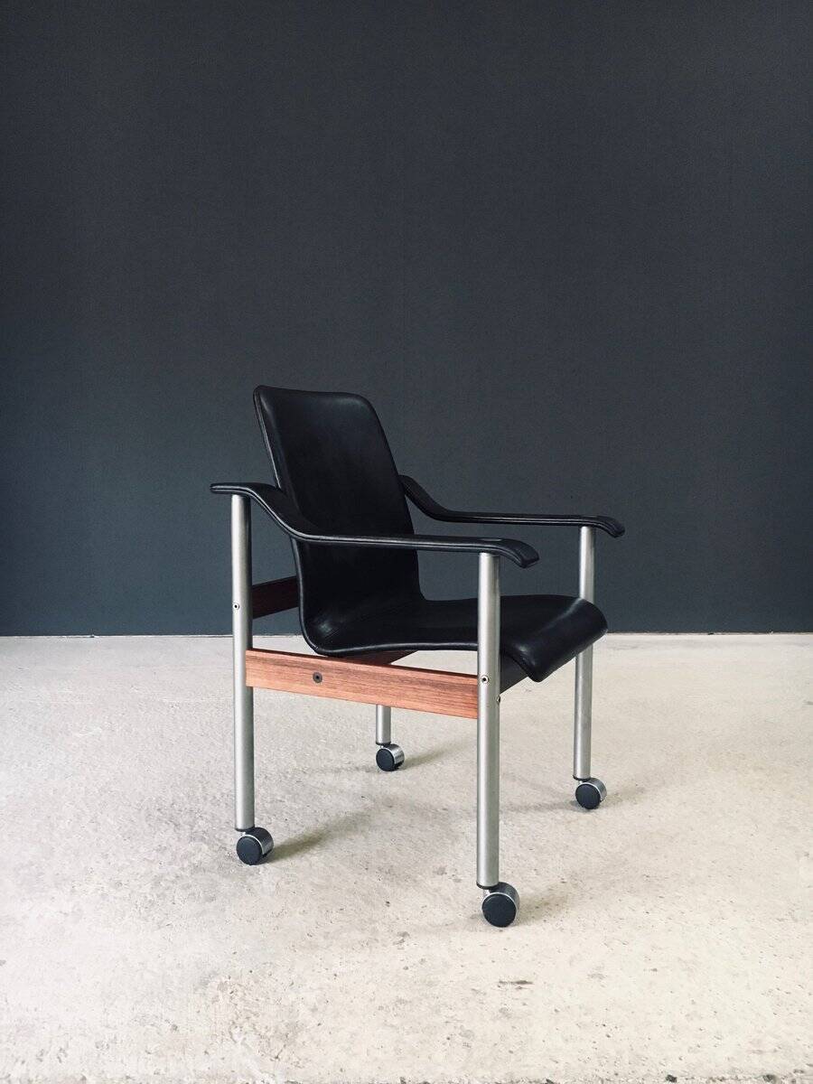 Mid-Century Modern Scandinavian Office Chair from Dyrlund, Denmark, 1960s
