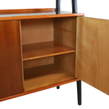 Vintage high sideboard two piece cabinet 'Korpela'