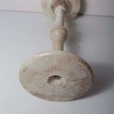 1930 white marble and chrome ashtray