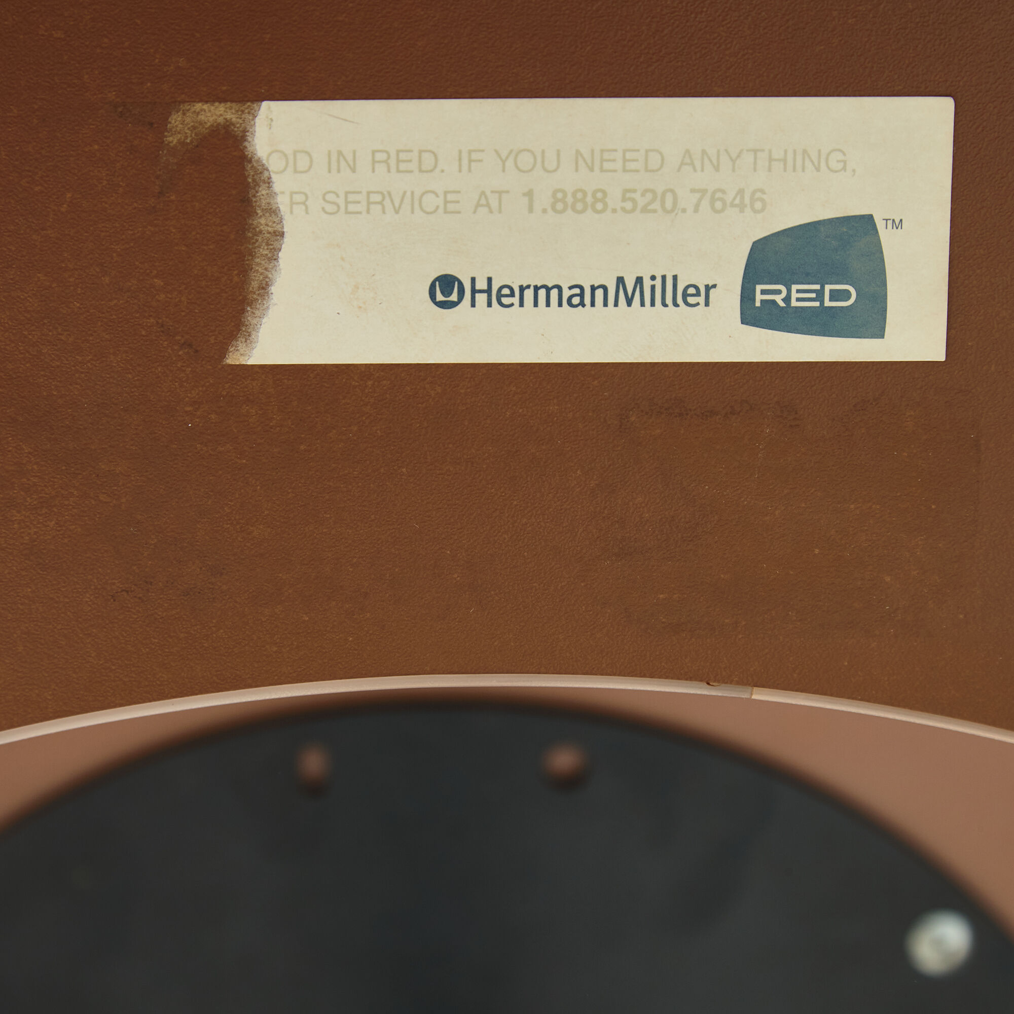 Red rocket desk by Ayse Birsel for Herman miller