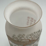 Vase opaline blanc chinois