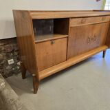 1950s sideboard with display case