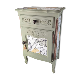 Chest of drawers creator color green sage floral