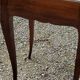 Vintage side table from the 30s/50s in beech and mirror top