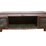 Burmese teak sideboard
