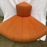 Sofa orange angle sofa Model 9000 by Tito Agnoli for Arflex