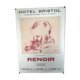 Affiche d’exposition 1974 Renoir Hôtel Bristol
