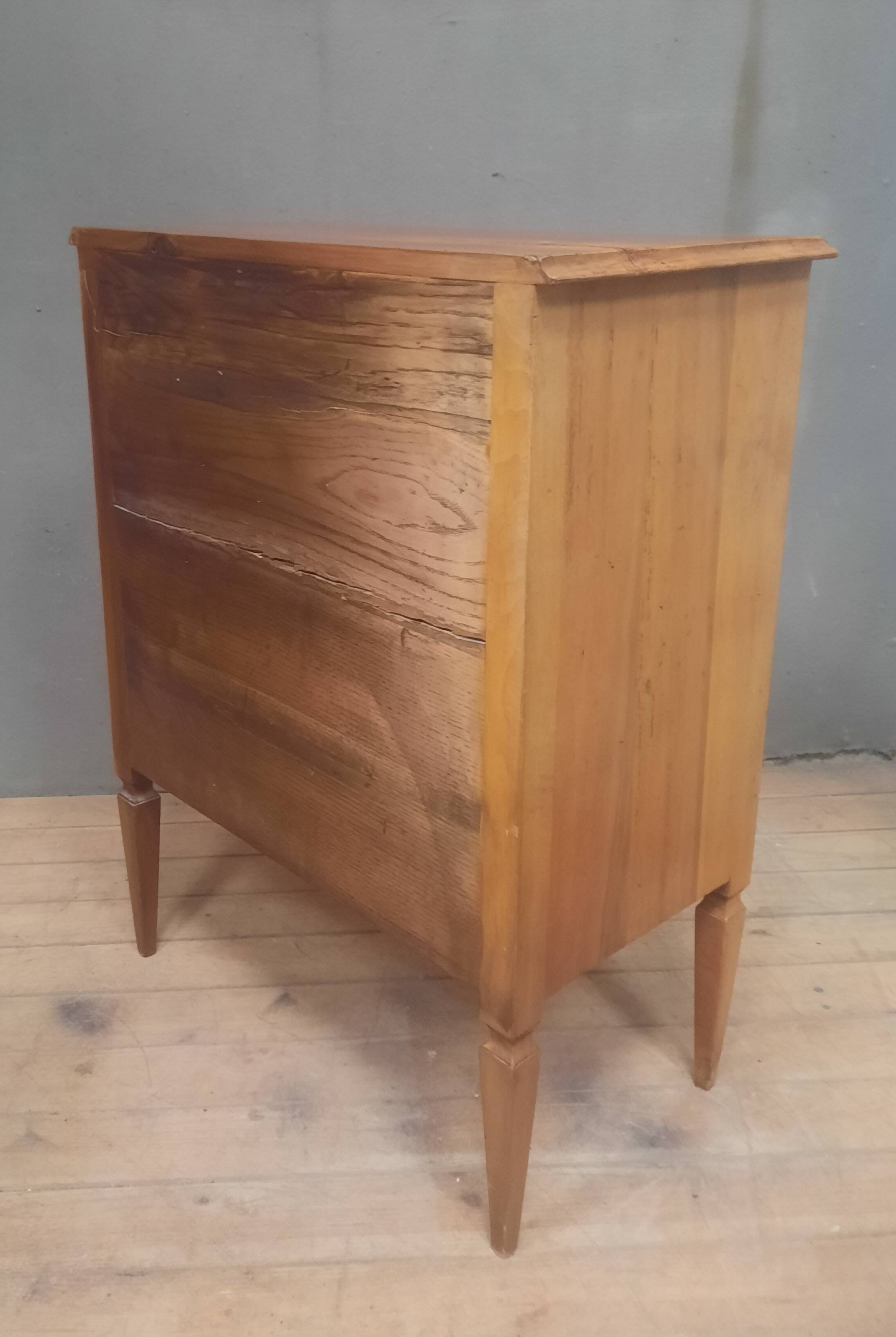Commode scribane italienne en bois massif