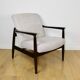 Fauteuil GFM-64, conçu par Edmund Homa dans les années 70, beige gris.