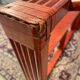 Wicker boat shaped bed by Maugrion 60s -70s