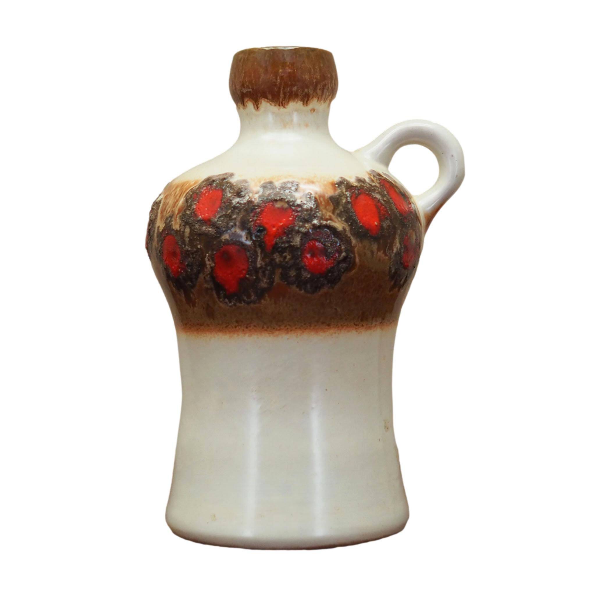 Ceramic jug, German design, 1970s, manufacture: Strehla