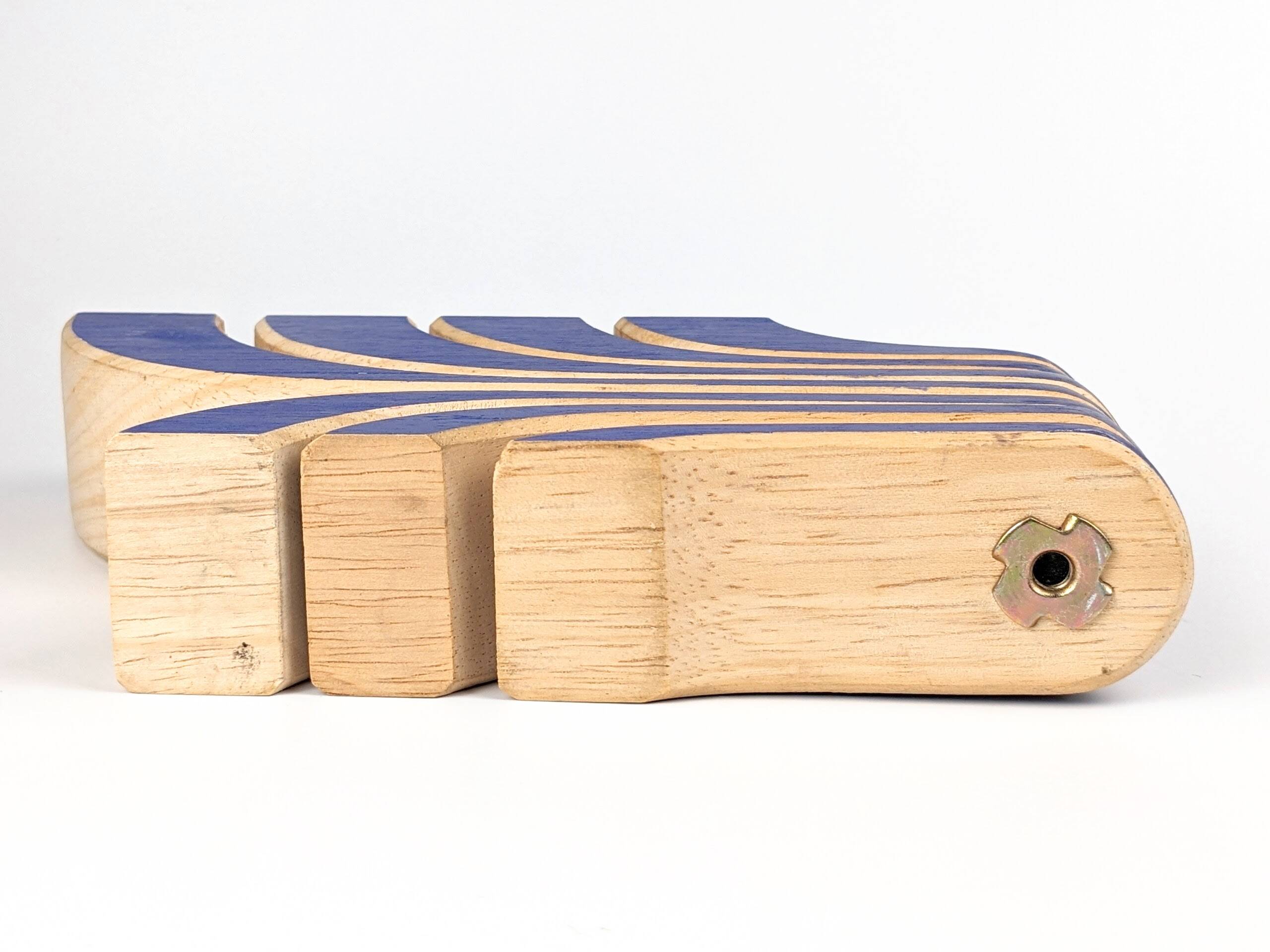 7-branched wooden candelabra | Klein Blue | Scandinavian design