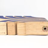 7-branched wooden candelabra | Klein Blue | Scandinavian design