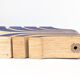 Candélabre en bois 7 branches | Bleu Klein | Design Scandinave
