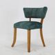 1950s Side Chair in Velvet , Italy