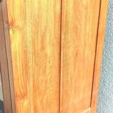 Teak glass cabinet two doors and a drawer