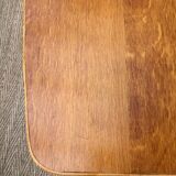 Rattan coffee table and solid wood tray